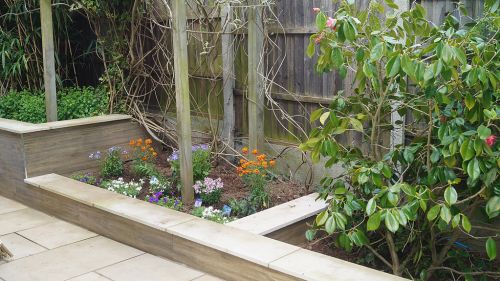 Click Here To Enlarge This Photo Of Creation of Colourful Beds