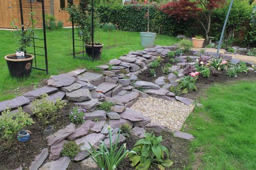 Click Here To Enlarge This Photo Of Bespoke Slate Rockery Creation