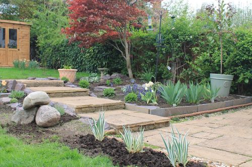 Click Here To Enlarge This Photo Of Bespoke Slate Rockery Creation