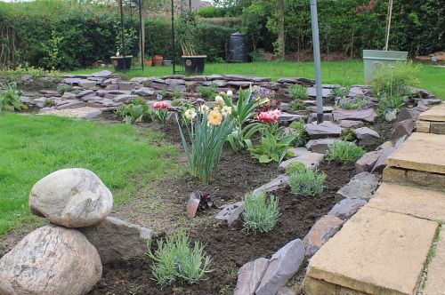 Click Here To Enlarge This Photo Of Bespoke Slate Rockery Creation