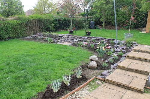 Click Here To Enlarge This Photo Of Bespoke Slate Rockery Creation