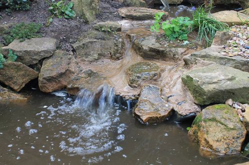 Click Here To Enlarge This Photo Of Paved Garden Redesign & Pond Creation