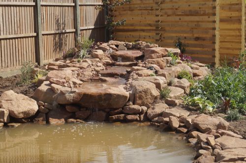 Click Here To Enlarge This Photo Of Pond and Waterfall