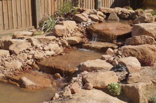 Click Here To Enlarge This Photo Of Pond and Waterfall