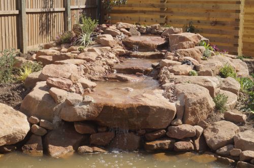 Click Here To Enlarge This Photo Of Pond and Waterfall
