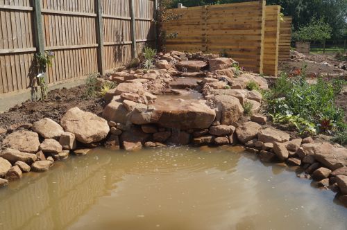 Click Here To Enlarge This Photo Of Pond and Waterfall