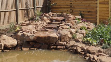 Pond and Waterfall