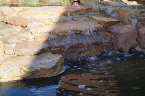 Click Here To Enlarge This Photo Of Three ponds, stream and large waterfall