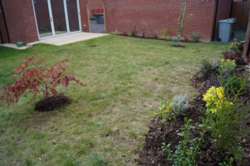 Click Here To Enlarge This Photo Of Mixed borders and trees