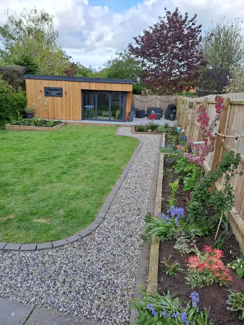 Click Here To Enlarge This Photo Of Planting of raised borders