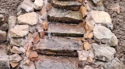 Waterfall construction